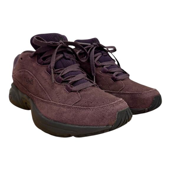 Ryka Catalyst III Purple Suede Walking Shoe 7M - Picture 6 of 10